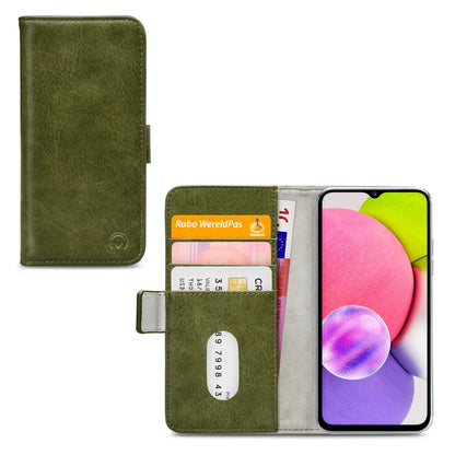 Mobilize Elite Gelly Wallet Book Case Samsung Galaxy A03S Green - Essentify