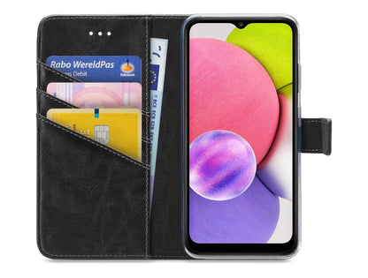 My Style Flex Wallet For Samsung Galaxy A03S Black - Essentify