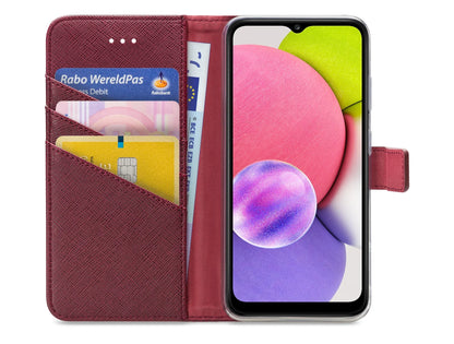 My Style Flex Wallet For Samsung Galaxy A03S Bordeaux - Essentify