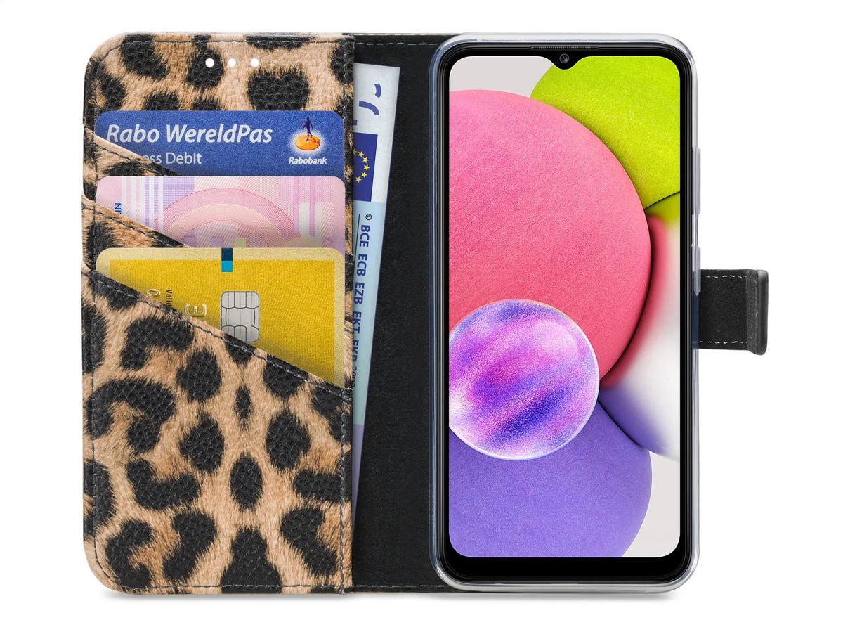 My Style Flex Wallet For Samsung Galaxy A03S Leopard - Essentify