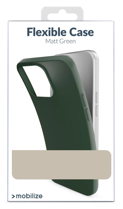 Mobilize Rubber Gelly Case Apple Iphone 13 Pro Matt Green - Essentify