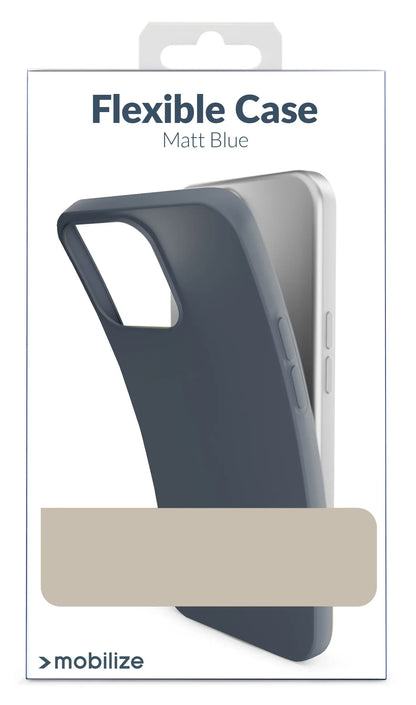 Mobilize Rubber Gelly Case Samsung Galaxy A22 4G Matt Blue - Essentify