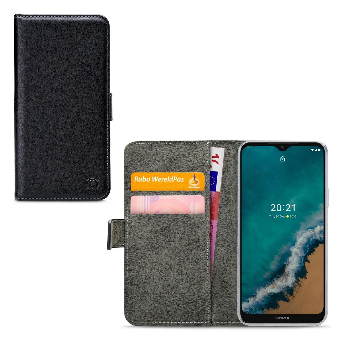 Mobilize Classic Gelly Wallet Book Case Nokia G50 5G Black - Essentify