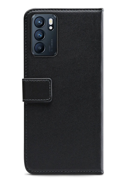 Mobilize Classic Gelly Wallet Book Case Oppo Reno6 5G Black - Essentify