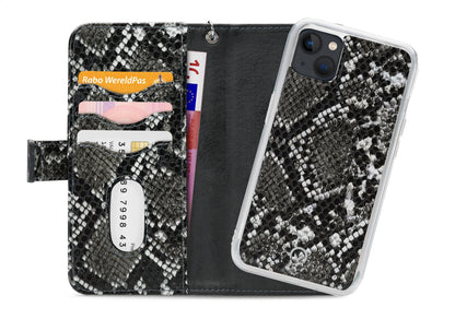 Mobilize 2In1 Magnet Zipper Case Apple Iphone 13 Mini Black/Snake - Essentify