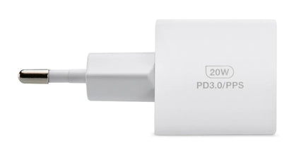 Mobilize Wall Charger Usb-C 20W With Pd/Pps White - Essentify
