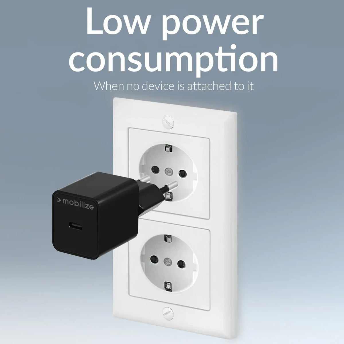 Mobilize Wall Charger Usb-C 20W With Pd/Pps Black - Essentify