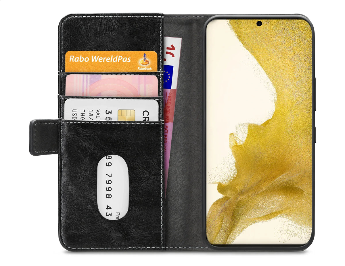 Mobilize Elite Gelly Wallet Book Case Samsung Galaxy S22+ 5G Black - Essentify