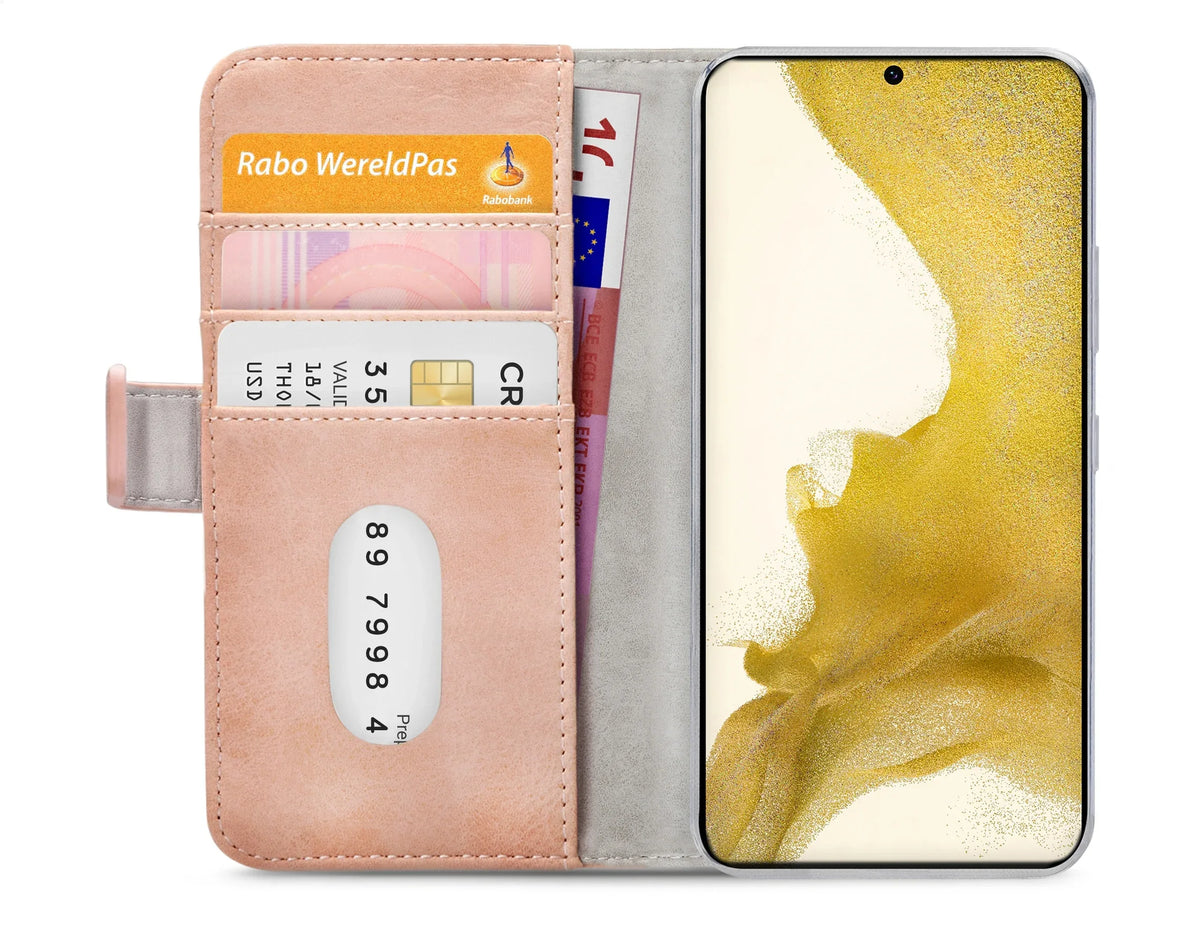 Mobilize Elite Gelly Wallet Book Case Samsung Galaxy S22 5G Soft Pink - Essentify