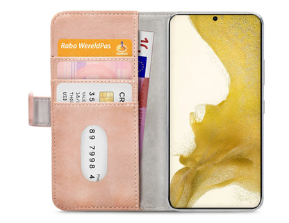 Mobilize Elite Gelly Wallet Book Case Samsung Galaxy S22+ 5G Soft Pink - Essentify