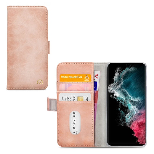 Mobilize Elite Gelly Wallet Book Case Samsung Galaxy S22 Ultra 5G Soft Pink - Essentify