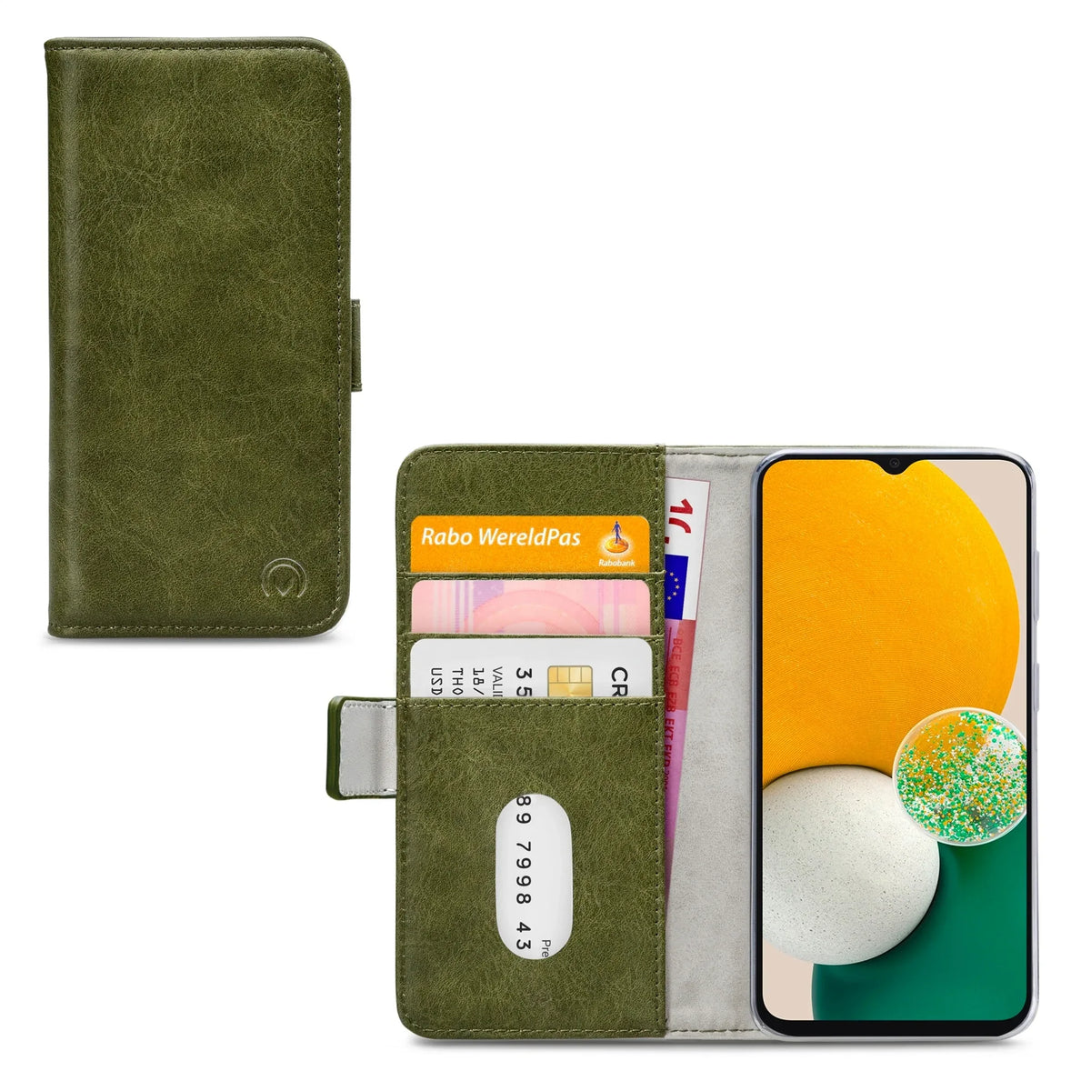 Mobilize Elite Gelly Wallet Book Case Samsung Galaxy A04S/A13 5G Green - Essentify