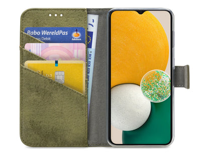 My Style Flex Wallet For Samsung Galaxy A04S/A13 5G Olive - Essentify