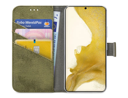 My Style Flex Wallet For Samsung Galaxy S22+ 5G Olive - Essentify
