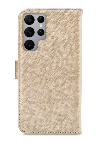 My Style Flex Wallet For Samsung Galaxy S22 Ultra 5G Gold - Essentify