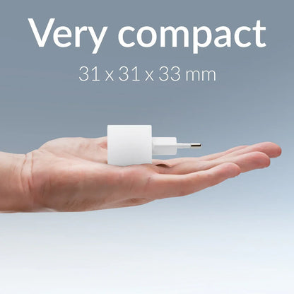 Mobilize Wall Charger Usb-C 20W With Pd + Mfi Lightning Nylon Cable 1.2M White - Essentify