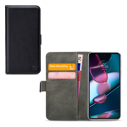 Mobilize Classic Gelly Wallet Book Case Motorola Edge 30 Pro/X30 Black