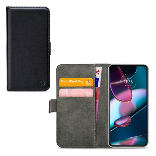 Mobilize Classic Gelly Wallet Book Case Motorola Edge 30 Pro/X30 Black - Essentify