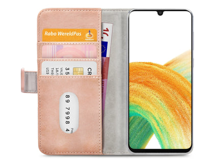 Mobilize Elite Gelly Wallet Book Case Samsung Galaxy A33 5G Soft Pink - Essentify