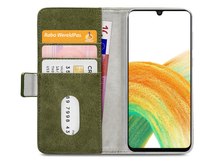 Mobilize Elite Gelly Wallet Book Case Samsung Galaxy A33 5G Green - Essentify