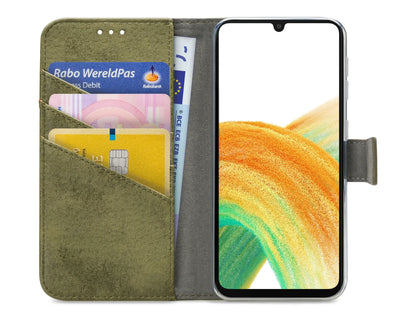 My Style Flex Wallet For Samsung Galaxy A33 5G Olive - Essentify