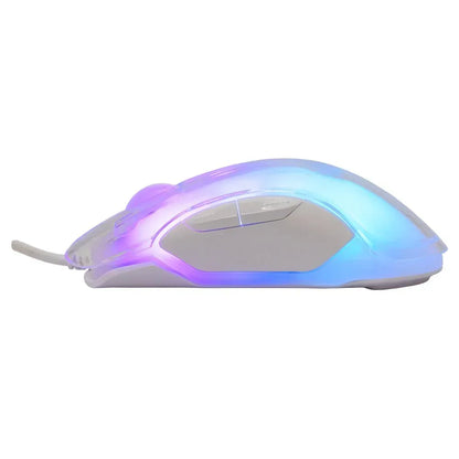 White Shark Mordred-W | Gaming Muis | 825 Chipset | RGB Verlichting | 12.800 DPI | Wit - Essentify