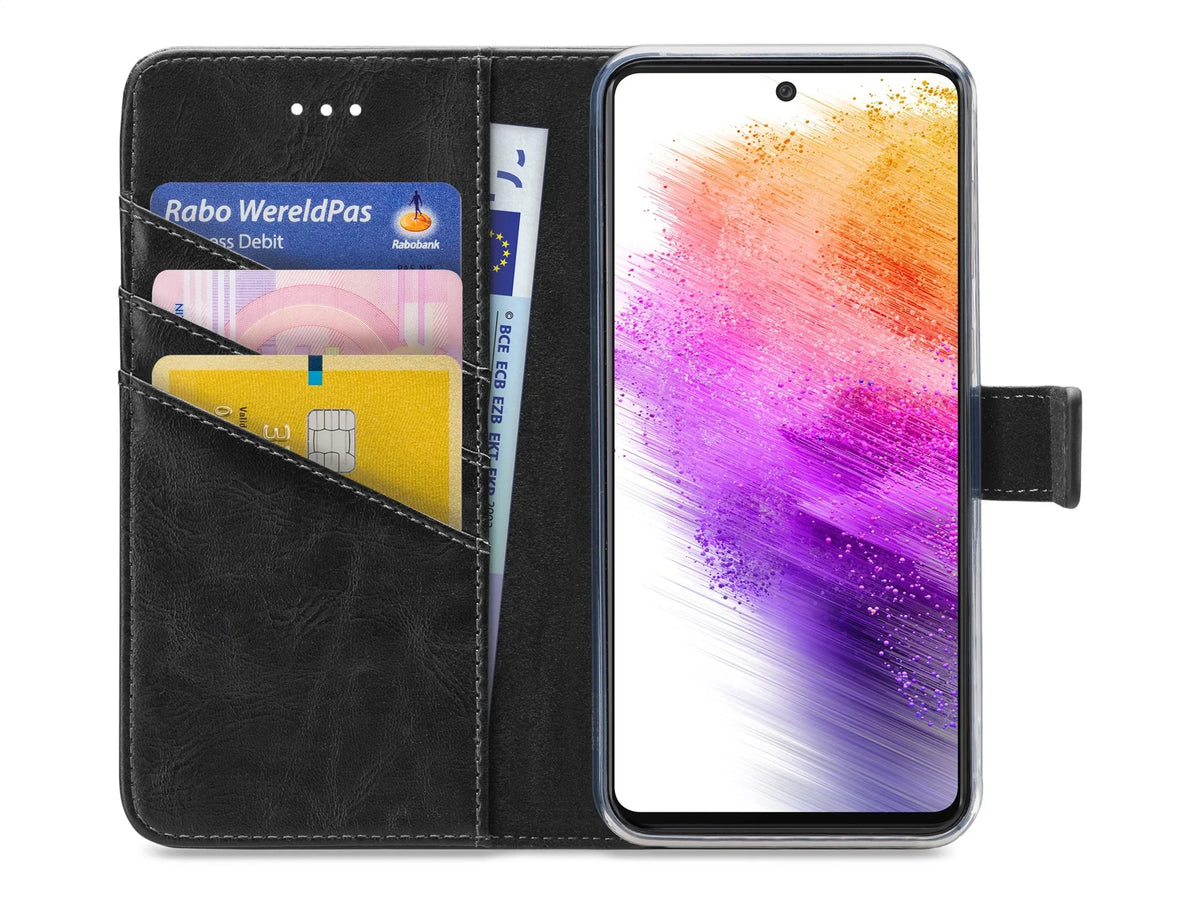 My Style Flex Wallet For Samsung Galaxy A73 5G Black - Essentify