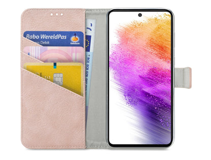 My Style Flex Wallet For Samsung Galaxy A73 5G Pink - Essentify
