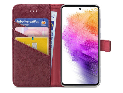 My Style Flex Wallet For Samsung Galaxy A73 5G Bordeaux - Essentify