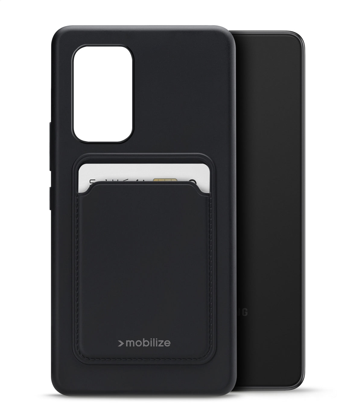 Mobilize Rubber Gelly Card Case Samsung Galaxy A53 5G Matt Black