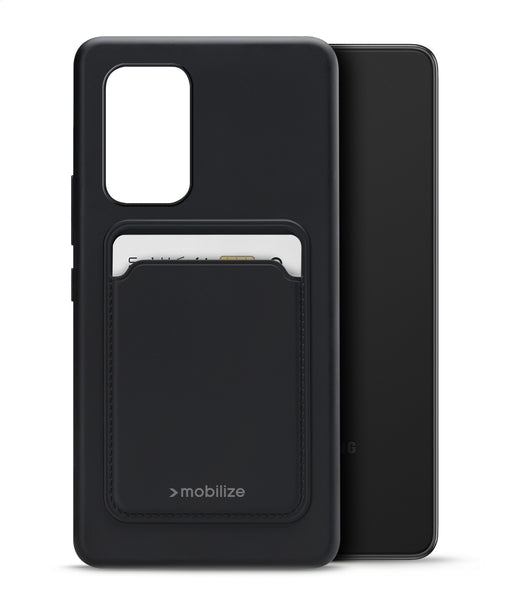 Mobilize Rubber Gelly Card Case Samsung Galaxy A53 5G Matt Black