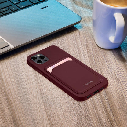 Mobilize Rubber Gelly Card Case Samsung Galaxy A23 5G Matt Bordeaux - Essentify