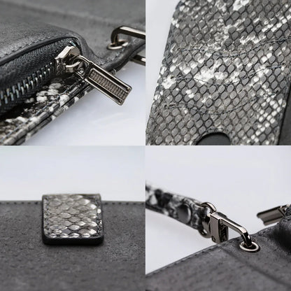 Mobilize 2In1 Magnet Zipper Case Samsung Galaxy A33 5G Black/Snake - Essentify