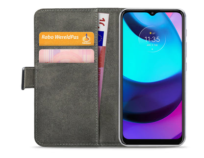 Mobilize Classic Gelly Wallet Book Case Motorola Moto E20 Black