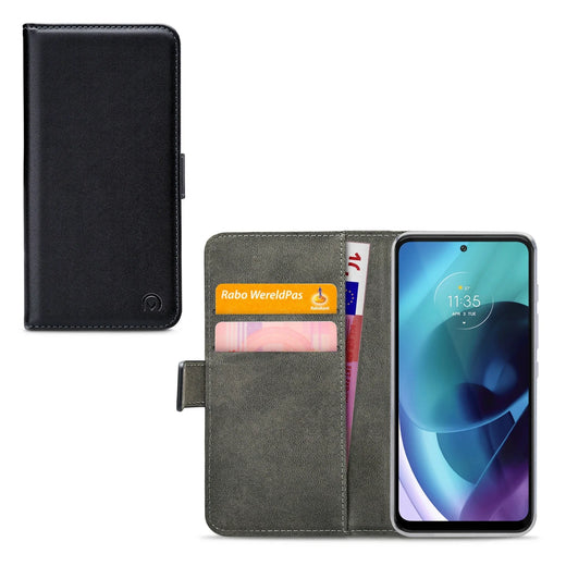 Mobilize Classic Gelly Wallet Book Case Motorola Moto G71 5G Black - Essentify
