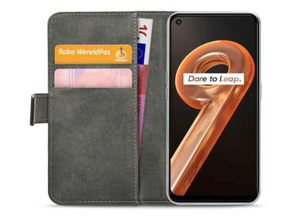 Mobilize Classic Gelly Wallet Book Case Realme 9I Black - Essentify