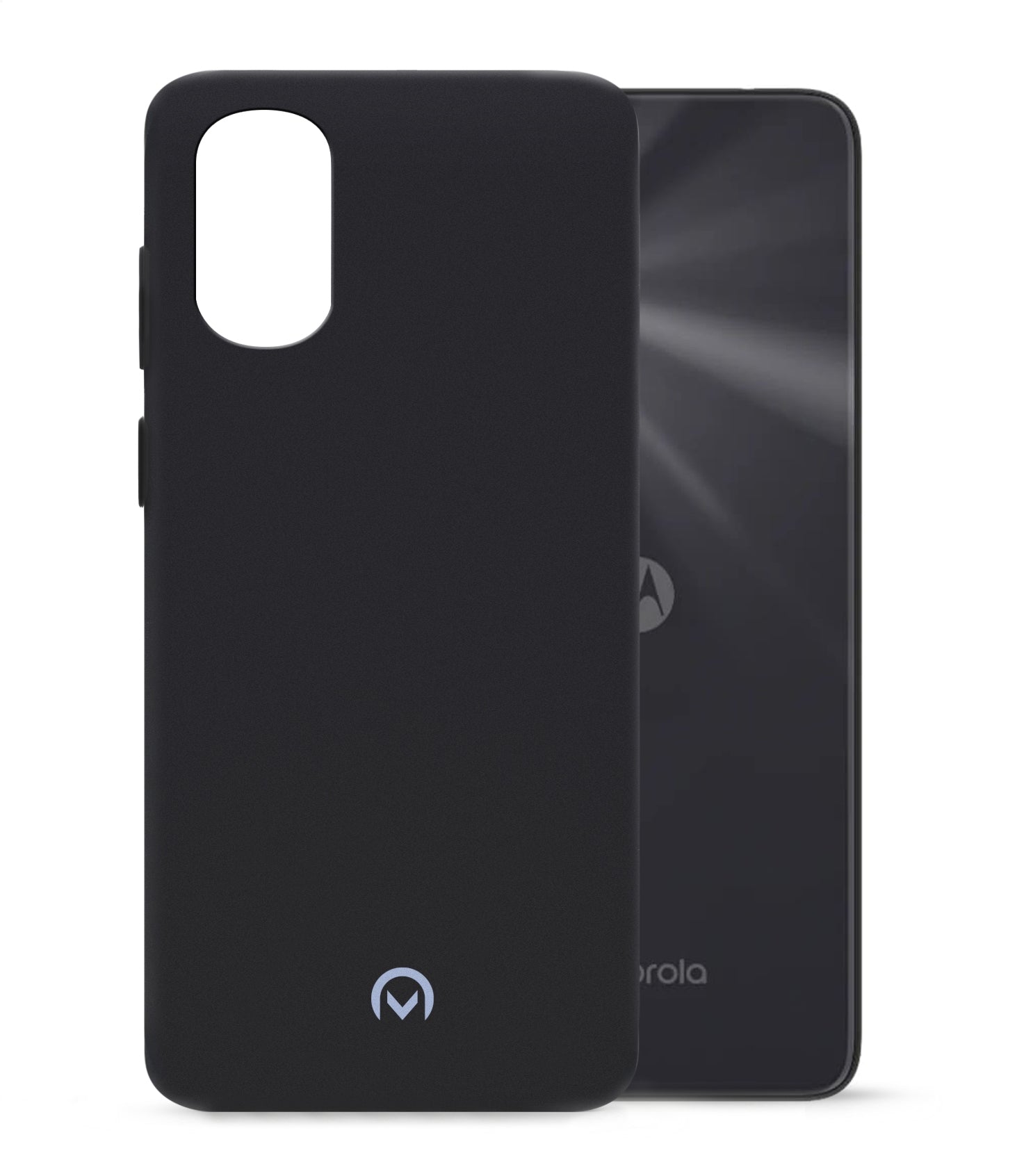 Mobilize Rubber Gelly Case Motorola Moto G22 Matt Black