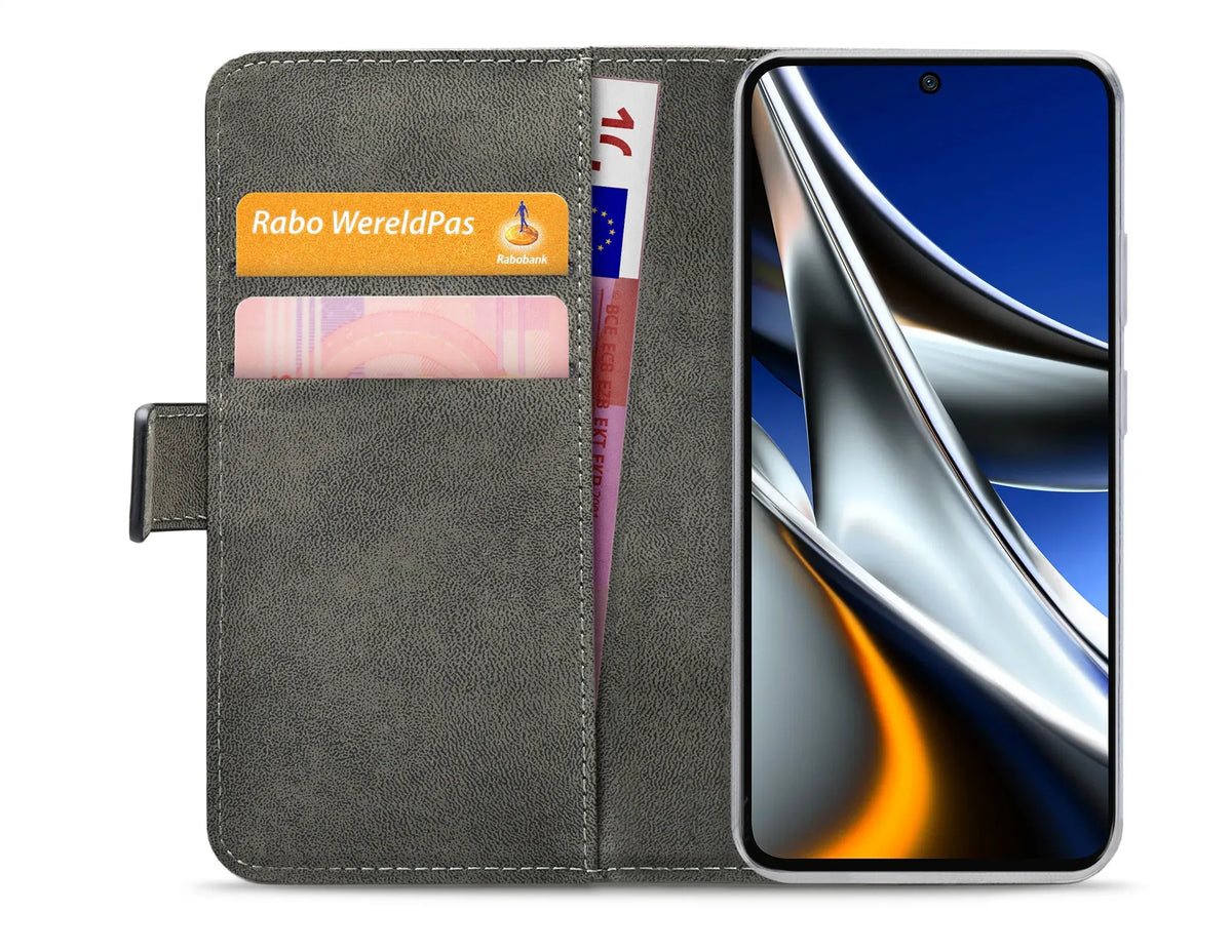 Mobilize Classic Gelly Wallet Book Case Xiaomi Poco X4 Pro 5G Black - Essentify
