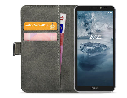 Mobilize Classic Gelly Wallet Book Case Nokia C2 2E Black - Essentify