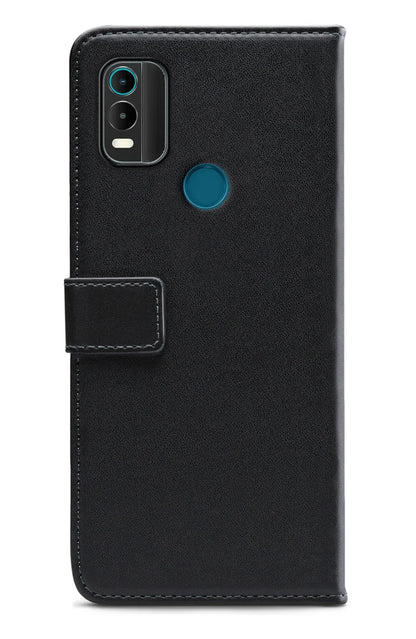 Mobilize Classic Gelly Wallet Book Case Nokia C21 Plus Black - Essentify