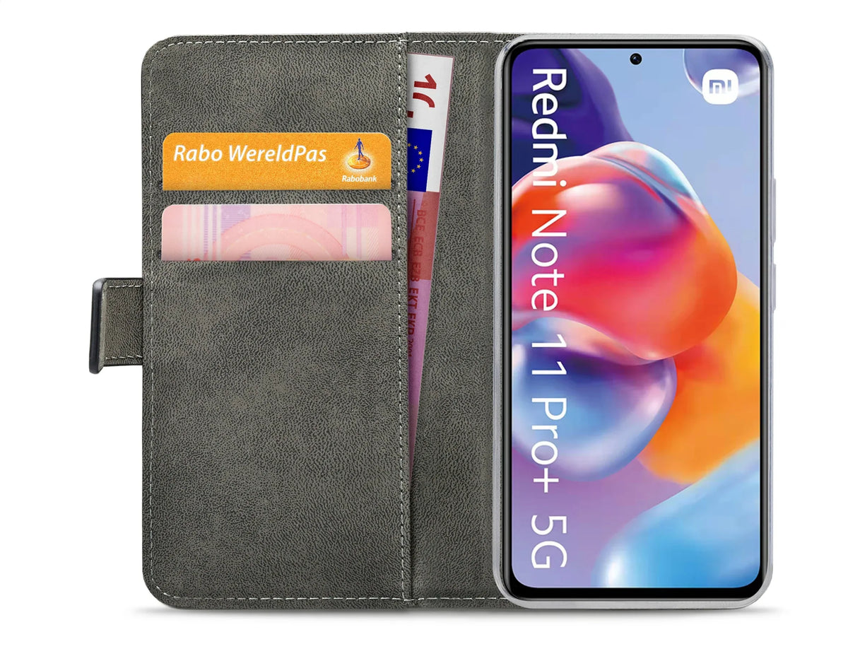 Mobilize Classic Gelly Wallet Book Case Xiaomi Redmi Note 11 Pro+ 5G Black - Essentify