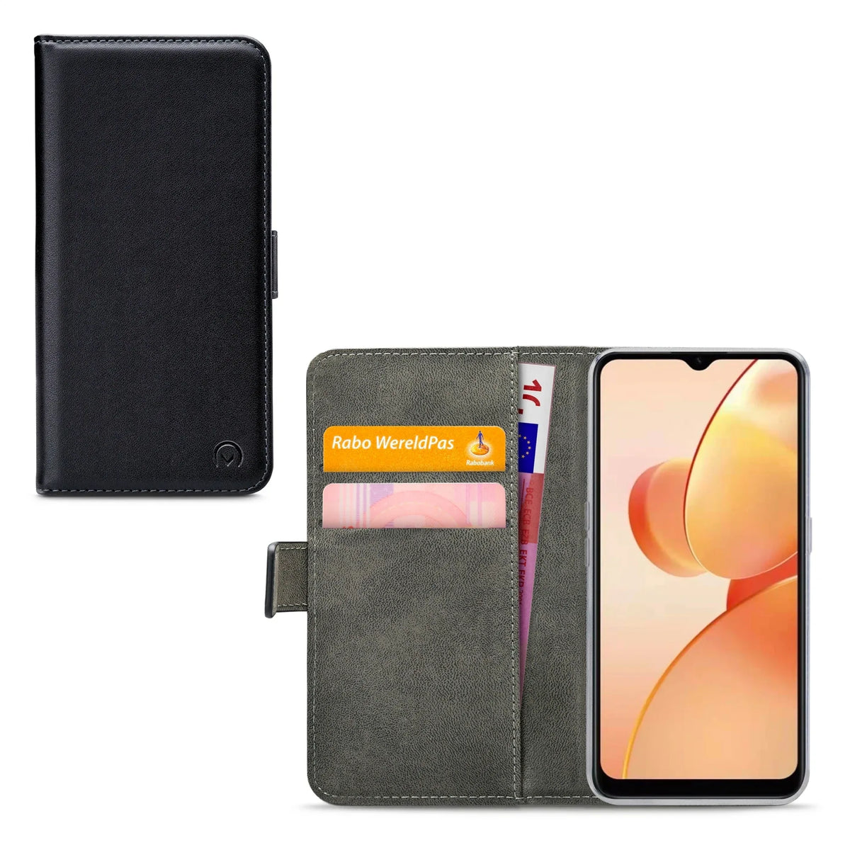 Mobilize Classic Gelly Wallet Book Case Realme C31 Black - Essentify