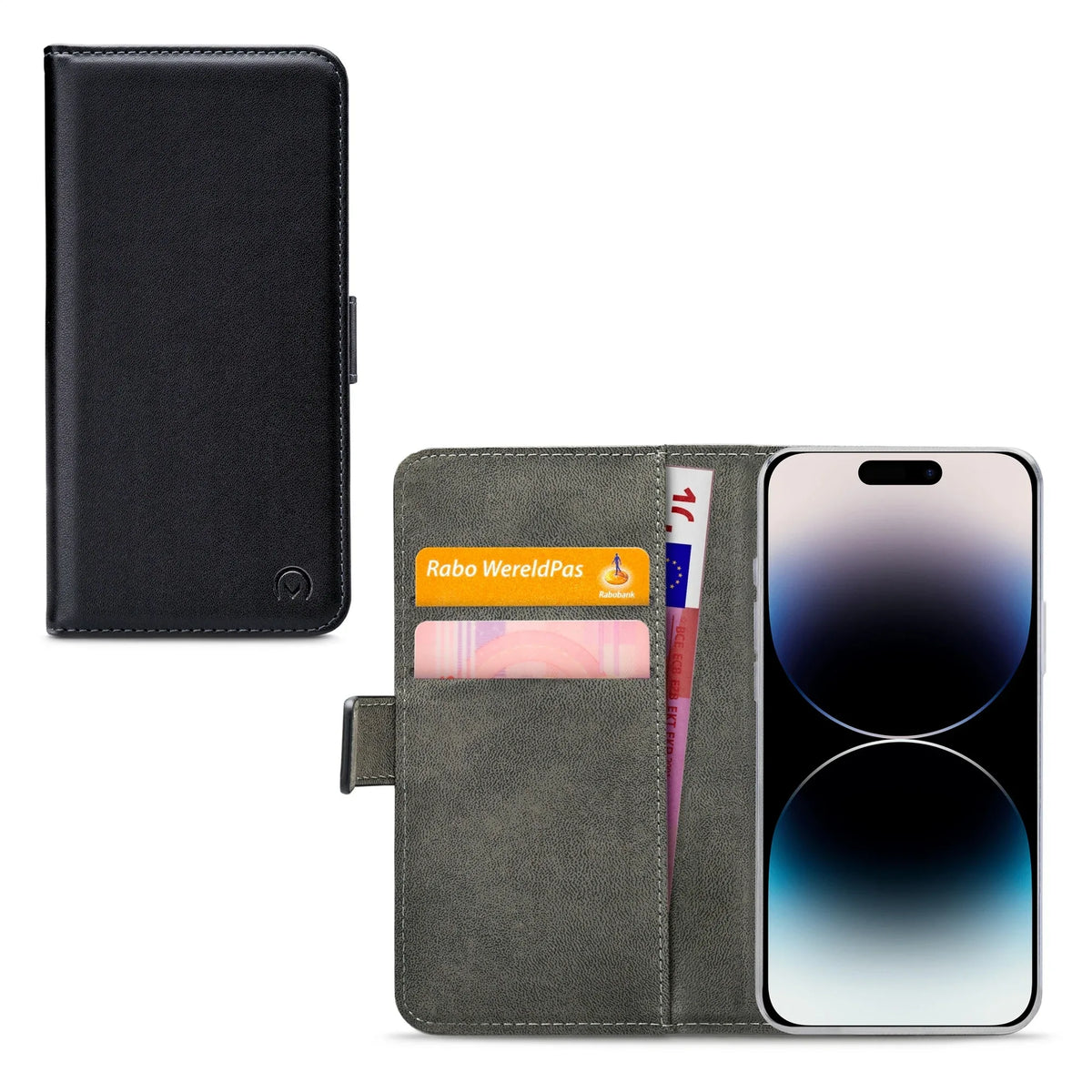 Mobilize Classic Gelly Wallet Book Case Apple Iphone 14 Pro Black - Essentify
