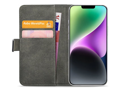 Mobilize Classic Gelly Wallet Book Case Apple Iphone 14 Plus Black - Essentify