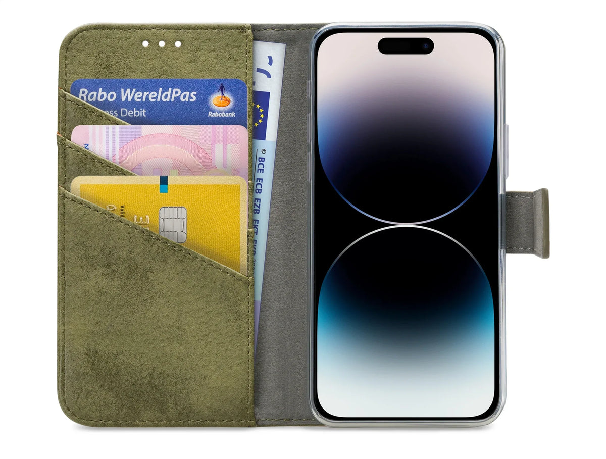 My Style Flex Wallet For Apple Iphone 14 Pro Olive - Essentify