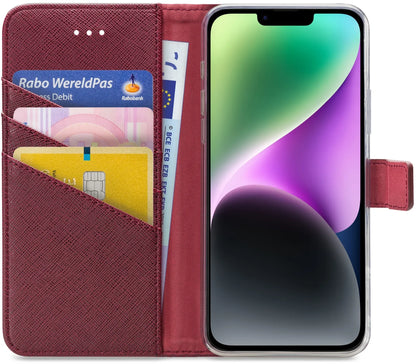 My Style Flex Wallet For Apple Iphone 14 Plus Bordeaux - Essentify