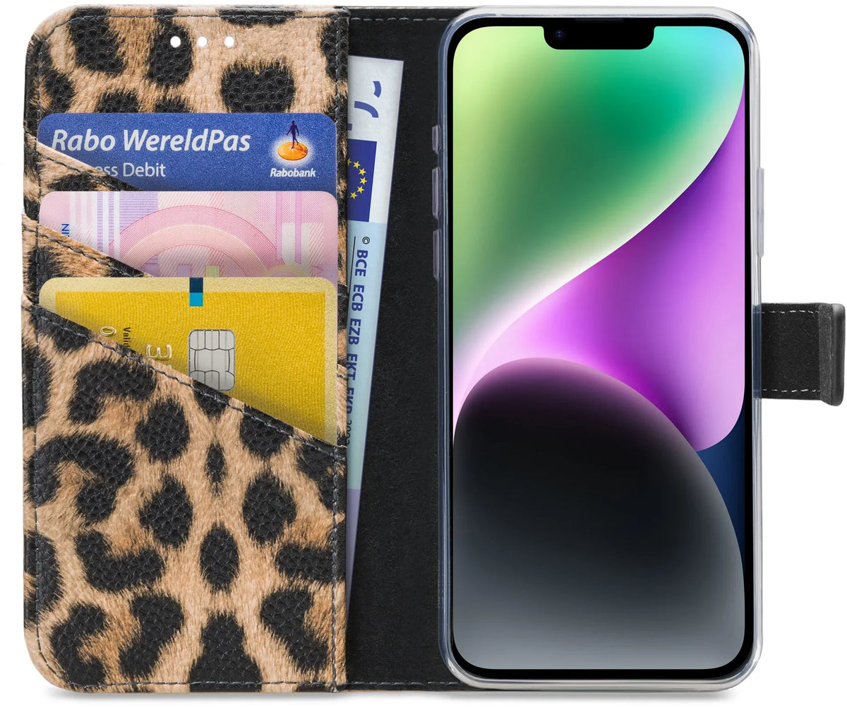 My Style Flex Wallet For Apple Iphone 14 Plus Leopard - Essentify