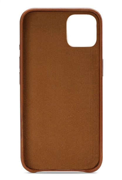 Senza Desire Leather Cover With Card Slot Apple Iphone 14 Plus Burned Cognac - Essentify