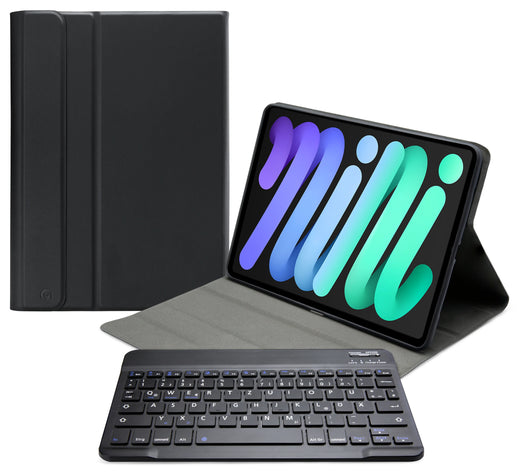 Mobilize Detachable Bluetooth Keyboard Case Apple Ipad Mini 6 (2021)/Mini (2024) Black Qwertz - Essentify