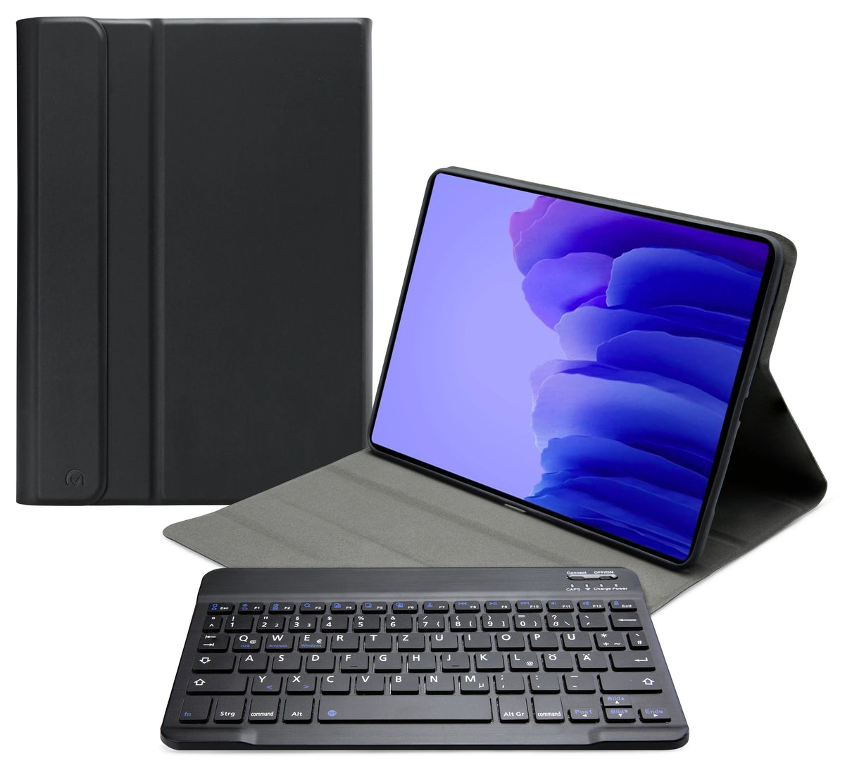 Mobilize Detachable Bluetooth Keyboard Case Samsung Galaxy Tab A7 10.4 (2020/2022) Black Qwertz - Essentify